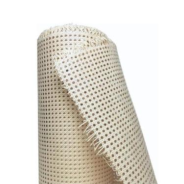 Imagem de Palha Indiana Tipo Rattan Sextavada Tela Natural 3M X 50Cm - Mundo Das