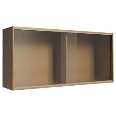 Imagem de Armário Aéreo Emilly 2 Portas de Correr de Vidro Madesa