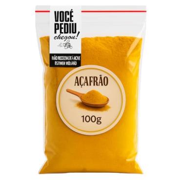 Imagem de Açafrão Premium em Pó, 100% Natural, Antioxidante e Anti-inflamatório, Cúrcuma Pura, 100g, Benefícios para Imunidade e Digestão