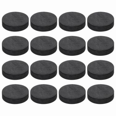 Imagem de Generic 16 almofadas de pé com isolamento de alto-falante unilateral, 40 mm x 10 mm, espuma antiderrapante, base de absorção de choque, amplificador de pé, tapete para alto-falante, sistema de som de