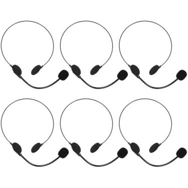 Imagem de Zerodeko 6 peças de adereços falsos para microfone, microfone de fantasia para cosplay, baile de máscaras, decoração de festa com tema de carnaval