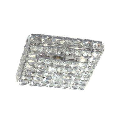 Imagem de Plafon Taschibra Moder Cristal Quadrado Led Dual Color Bivolt