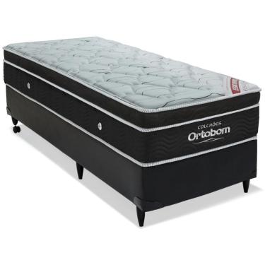 Imagem de Cama Box E Colchão Elegant Superpocket – Solteiro (88x188) - Ortobom