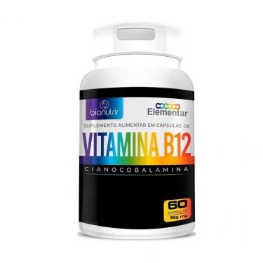 Imagem de Vitamina B12 500mg (60 Caps) - Padrão: único