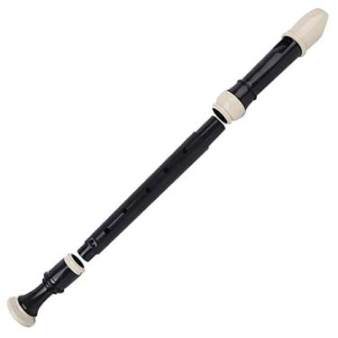 Imagem de SPYMINNPOO Gravador de Clarinete de 8 Furos ABS Resina F Key para Estudantes Iniciantes Com Kit de Limpeza, Material Premium, Desenvolve Potencial Musical Infantil, Som Suave e Delicado, Pronúncia