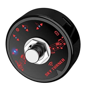 Imagem de Pedal de de Página Sem Fio Recarregável Mãos-livres para Instrumentos Musicais