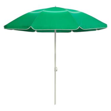 Imagem de Guarda Sol De Praia Gigante Piscina E Pesca Camping Verão 2025 Ombrelone Articulado Grande Sombrinha De Praia Sombreiro(Verde 1,90M)