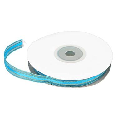 Imagem de Rolo de fita de cetim de 9 mm 0,35 pol. de largura 22 m 24,1 jardas de comprimento à prova d'água reutilizável e cortável fita decorativa para embrulho de presente para decoração (47#)