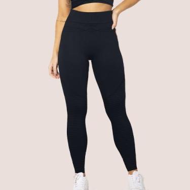 Imagem de Calça Legging Leg Trifil Sport Esportiva Modelo Sem Costura Com Secage