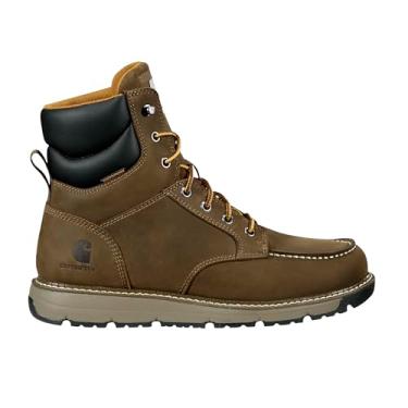 Imagem de Carhartt Bota masculina Millbrook 15,2 cm impermeável Nano Toe Wedge Work Boot, marrom musgo - 41
