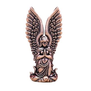 Imagem de Bothyi Estatueta de Anjo em Oração, Escultura em Latão, Lembrança, Ornamento Europeu, Estátua de Anjo em Latão para Mesa de Trabalho, Casa, Quarto, Mesa de