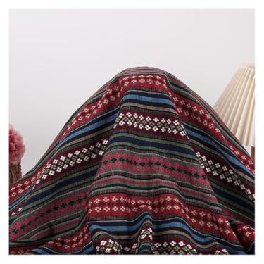 Imagem de Tecido Étnico Indiano De Com Estampa Em Bloco À Mão, Tecido Étnico Indiano, Étnico, Para Confecção De Roupas, Costura Artesanal(4#,1.5x7m/4.9x23ft)