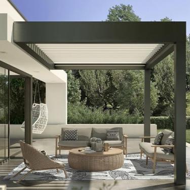 Imagem de Tapete para ambientes externos, 12 x 17 cm, canudo de plástico impermeável, impermeável, tropical, hidrofóbico, não mofado, para deck, anticongelante, resistente a rasgos, tapete têxtil para jardim e