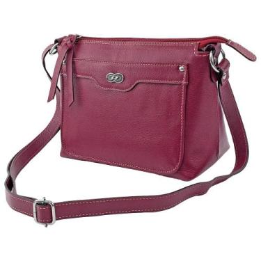 Imagem de Bolsa Transversal PARMA em Couro - Galvani, Vinho