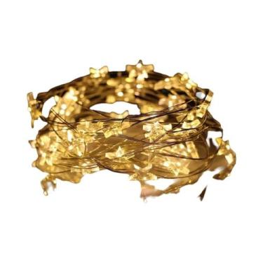 Imagem de Luzes De Fada Estrela Mini LED De 6M Para Quarto, Jardim, Cortina, Ilu