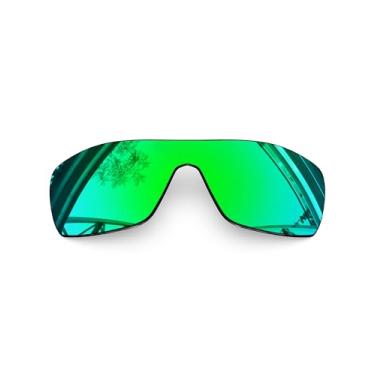 Imagem de SmartVLT Lentes de reposição masculinas verde-esmeralda para óculos de sol Oakley Batwolf OO9101