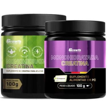 Imagem de Creatina 100g Monohidratada + Creatina 100g Creapure Growth