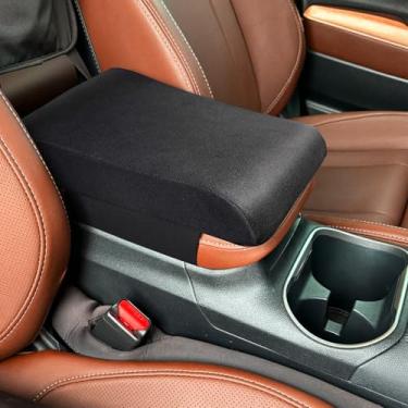 Imagem de GITOBEHA Capa de console central de carro - almofada de apoio de braço de carro de espuma viscoelástica capa universal para descanso de braço protetor de caixa de console médio para caminhão/SUV