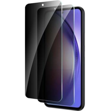 Imagem de Para Blackview Color 6, 2 PCs Protetor de Vidro Temperado Anti-Spy Filme de Vidro de Tela de Privacidade