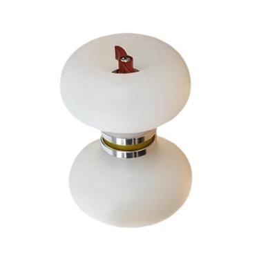 Imagem de Baoblaze Aparelho de Exercícios para Treinamento de Braços, Ideal para Homens e Mulheres: Exercitador Rotativo para Mãos e Antebraços, Fortalecedor de Punhos, Branco