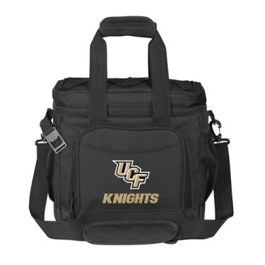 Imagem de Logo Brands NCAA Central Florida Golden Knights Flex 24 latas Cooler - Forro selado a quente à prova de vazamento, abridor de garrafa embutido, alça de ombro ajustável - Ótimo para portas traseiras e