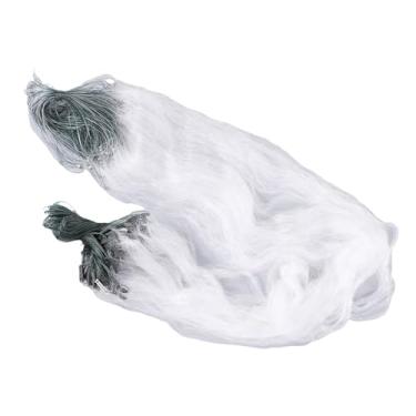 Imagem de Generic Rede de Pesca Durável 3 Camadas Resistente 50m Comprimento 1,5m Altura para Isca de Pesca Nylon para Pescador (3 dedos)