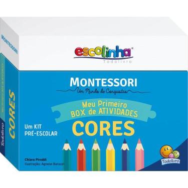 Imagem de Livro - Escolinha MONTESSORI Meu P BOX de Atividades: Cores (Escolinha