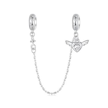 Imagem de GemKing Pulseira de pérolas BSB198-L 8 mm, Prata esterlina, Sem Pedra Preciosa