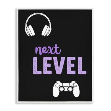 Imagem de Stupell Industries Next Level Headset & Controller White Framed Giclee Art, design by Christine Simpson Art, 14 x 11