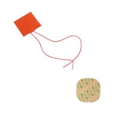 Imagem de Almofada De Aquecimento De Silicone Laranja 12V 220V Impermeável Flexí