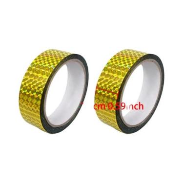 Imagem de Fita Decorativa Holográfica Brilhante Autoadesiva Para Embalagem De Pr