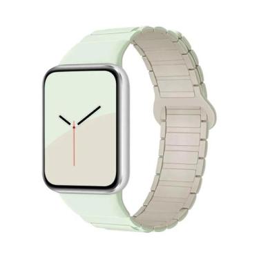 Imagem de Pulseira Magnética De Silicone Para Xiaomi MiBand 8 pro 9 pro Redmi Wa