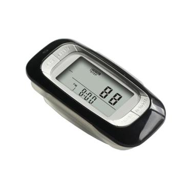 Imagem de Yinhing Sensor Pedômetro para Caminhar Com 7 Dias de Memória Contador de Passos Medição de Queima de Calorias Exibição de Tempo de 12/24 Horas Correção de Passos de Erro Preto