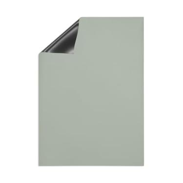 Imagem de PATIKIL Quadro apagável a seco, A4, 1 pacote de ímãs, quadro branco, calendário de geladeira, quadro magnético, material de escritório para casa, cozinha, geladeira, mesa, parede, cinza