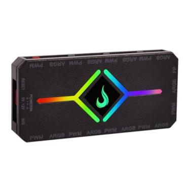 Imagem de Controladora Fan Rise Mode (9 portas PWM + 9 portas ARGB 3P 5v)