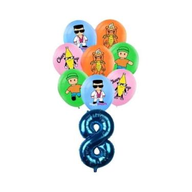 Imagem de Balões De Festa Infantil Stumble Guys, Suprimentos Para Aniversário, B