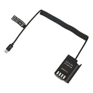 Imagem de Naroote Dmw Dcc17 Dc Acoplador Manequim Bateria para Lumix S5 Dcs5 Dcs5k Gh5m2 Gh6 Câmera, Tipo C Adaptador de Energia Suporta Qc Pd, Material Abs
