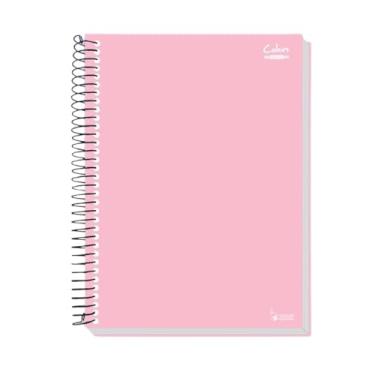 Imagem de Caderno 1 materia 96 folhas Rosa Linha Colors Tamoio