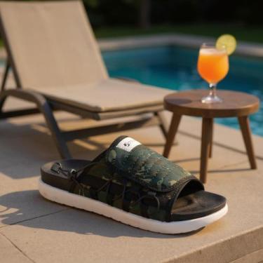 Imagem de Chinela Slide Masculina Conforto Esporte Resistente - HEARTHBREATH, Ca