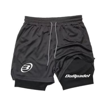 Imagem de Shorts Masculinos De Secagem Rápida E Respirável Para Padel, Tênis E B