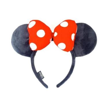 Imagem de Minnie arco bandana mickey mouse bolinhas arco dy preto orelha bandana
