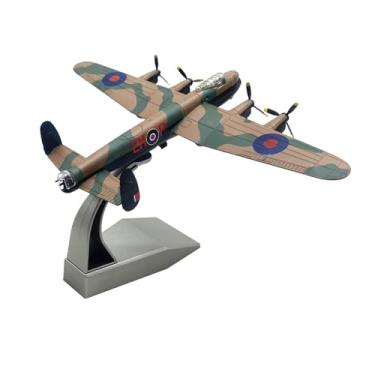 Imagem de Aeronave de bombardeiro Avro Lancaster da Força Aérea Real da Segunda Guerra Mundial de Liga Mundial Modelo 1:144 Modelo de Exibição Científica de Simulação