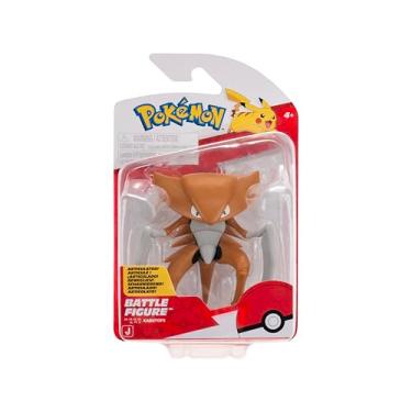 Imagem de Pokémon Pacote de bonecos de batalha – Kabutops – marrom/branco – brinquedo oficial Pokémon para crianças a partir de 4 anos