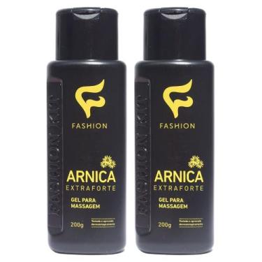 Imagem de Gel para Massagem Arnica Extra Forte 200g Fashion  Kit 2 Frascos