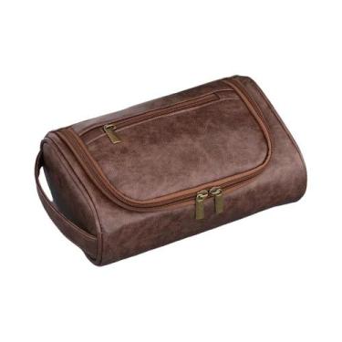 Imagem de Bolsa De Viagem Unissex Retrô Em Couro PU Impermeável De Alta Qualidad