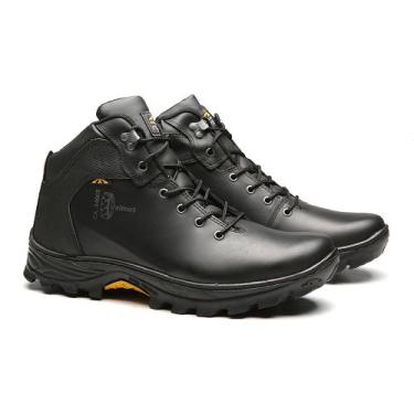 Imagem de Bota Bull Terrier Valmet Coturno Em Couro Legítimo C.A 44068, 43, Pret