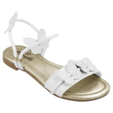 Imagem de Sandália Rasteira Infantil Pampili Iris 725.032 Borboletas-Feminino