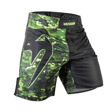 Imagem de Bermuda Venum Fightshort Giant Training Camuflado Logo Masculina-Masculino