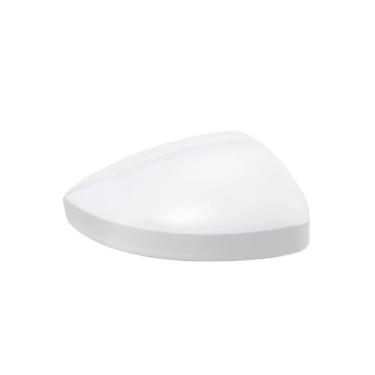 Imagem de Asa do carro porta lateral espelho capa tampa espelho retrovisor quadro lente de vidro luz sinal volta compatível com vw tiguan 2017 2018 2019 2020(White right)