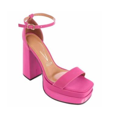 Imagem de Sandália Feminino Salto Alto Vizzano 1395.103, Np gloss pink, 35